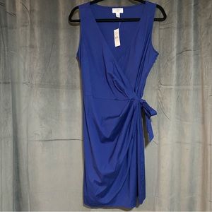NWT Ann Taylor Loft Petites Sleeveless Wrap Self Tie Dress